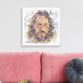 Impression en toile étirée de l'homme 12x12 (Insitu(Salon))