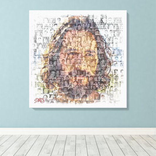 Impression en toile étirée de l'humanité (Insitu (Plancher de Bois))