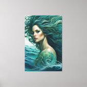 Impression en toile étirée de sirène (Recto)