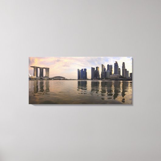 Impression en toile étirée du coucher de soleil de (Recto)