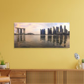 Impression en toile étirée du coucher de soleil de (Insitu(Salon))