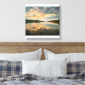 Impression en toile étirée du coucher de soleil de (Insitu(Chambre))