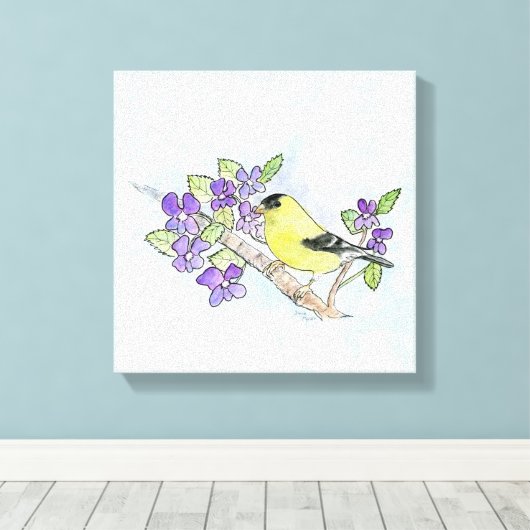 Impression en toile étirée du New Jersey (Insitu (Plancher de Bois))