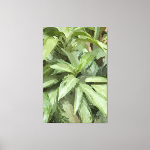 Impression en toile étirée feuille