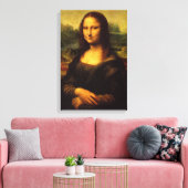 Impression en toile étirée Mona Lisa (Insitu(Salon))