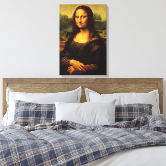 Impression en toile étirée Mona Lisa (Insitu(Chambre))