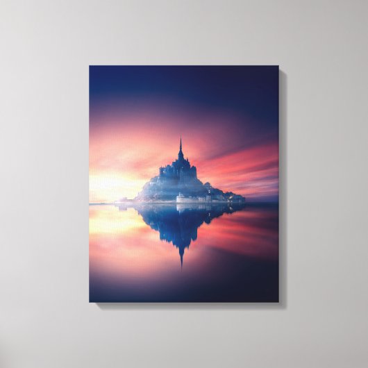 Impression en toile étirée - Mont Saint-Michel Fra (Recto)
