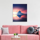 Impression en toile étirée - Mont Saint-Michel Fra (Insitu(Salon))