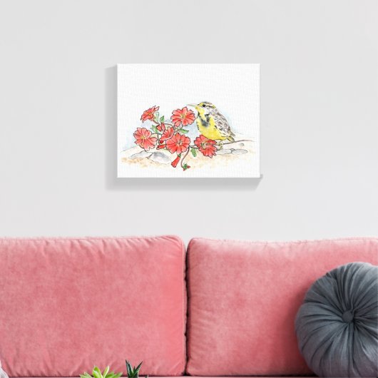 Impression en toile étirée Montana (Insitu(Salon))