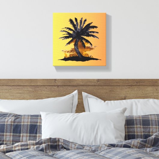 Impression en toile étirée - Palm Tree (Insitu(Chambre))