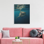 Impression en toile étirée prédateur Océan (Insitu(Salon))