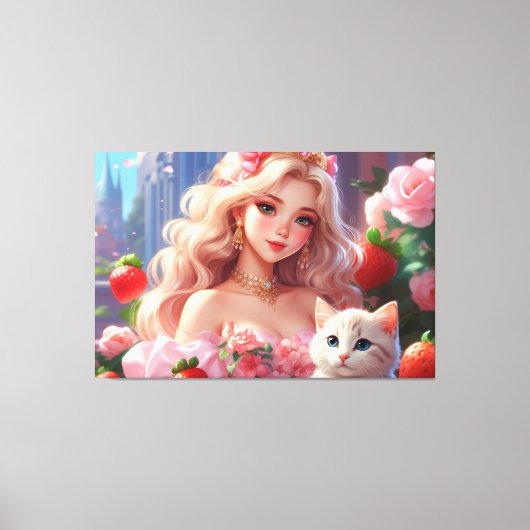 Impression en toile étirée Princesse (Recto)