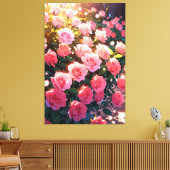 Impression en toile étirée rose Anime (Insitu(Salon))