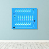 Impression en toile étirée standard par l'agent de (Insitu (Plancher de Bois))