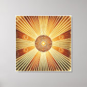 Impression en toile étirée - Sunburst de Bohême en (Recto)