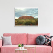Impression en toile étirée Uluru (Insitu(Salon))
