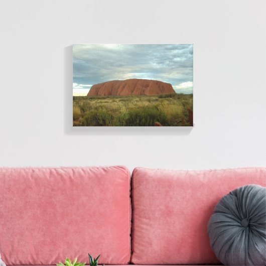 Impression en toile étirée Uluru (Insitu(Salon))