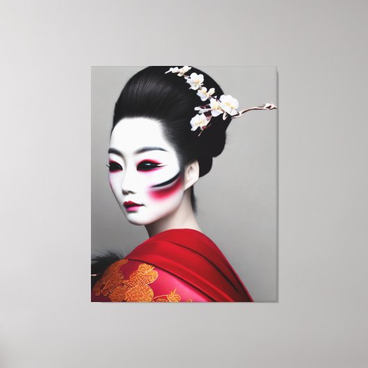 Impression en toile Geisha (Recto)