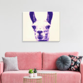 Impression en toile Llama (Insitu(Salon))