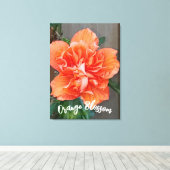 Impression en toile orange (Insitu (Plancher de Bois))