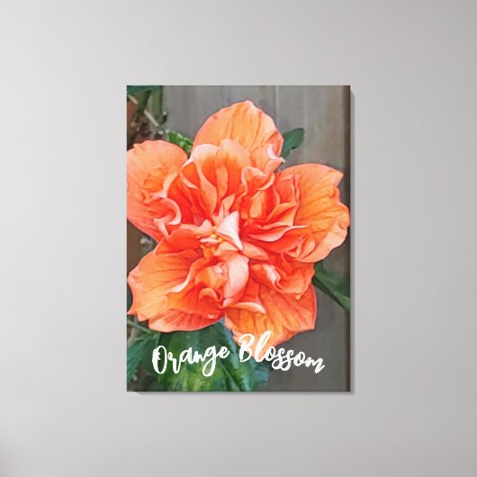 Impression en toile orange (Recto)