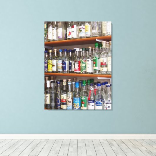 Impression en toile Ouzo (Insitu (Plancher de Bois))