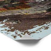 Impression en toile vintage Pittsburgh 1800 (Coin)