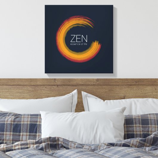 Impression en toile Zen Vibrant (Insitu(Chambre))