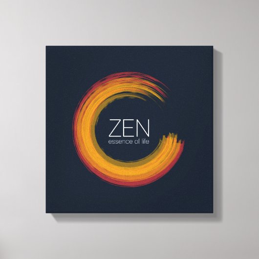 Impression en toile Zen Vibrant (Recto)