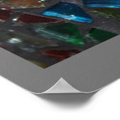 Impression en verre tendu (Coin)