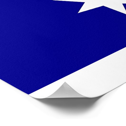 Impression encadrée avec Drapeau d'Australie (Coin)