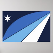 Impression encadrée avec Drapeau de Columbia, Caro (Devant)