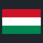 Impression encadrée avec Drapeau de Hongrie<br><div class="desc">Elégant imprimé encadré avec Drapeau de Hongrie.</div>