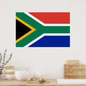Impression encadrée avec Drapeau de l'Afrique du S (Cuisine)