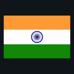 Impression encadrée avec Drapeau de l'Inde<br><div class="desc">Améliorez votre décor de maison avec notre superbe imprimé encadré représentant le drapeau de l'Inde! Cette belle impression est parfaite pour tous ceux qui souhaitent célébrer leur amour pour la culture indienne. Les couleurs vives du drapeau indien sont bien visibles, ce qui en fait un ajout unique et significatif à...</div>