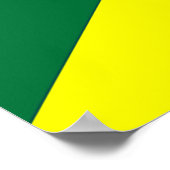 Impression encadrée avec Drapeau de Monterey City, (Coin)