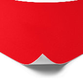 Impression encadrée avec Drapeau de Turquie (Coin)