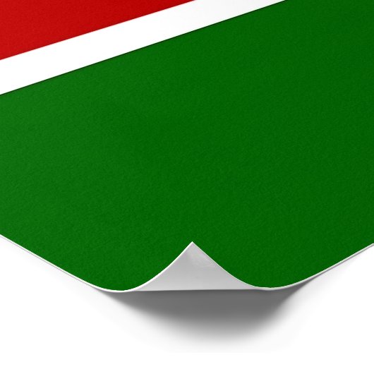 Impression encadrée avec Drapeau du Kenya (Coin)
