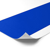 Impression encadrée avec le drapeau d'Israël (Coin)