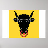 Impression encadrée avec le drapeau d'Uri, Suisse (Devant)