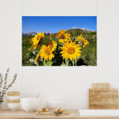 Impression encadrée d'Arrowleaf Balsamroot (Cuisine)