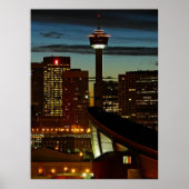 Impression encadrée de la skyline de Calgary (Devant)