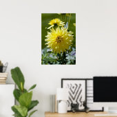 Impression encadrée Yellow Dahlia (Bureau à domicile)