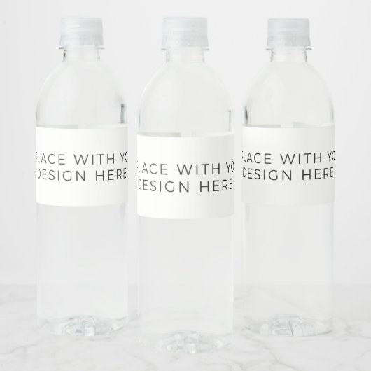 Impression Étiquette de bouteille d'eau (Bouteilles)