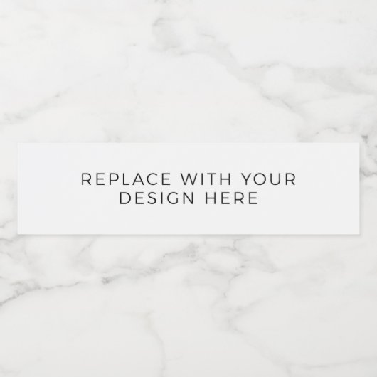 Impression Étiquette de bouteille d'eau (Étiquettes simples)