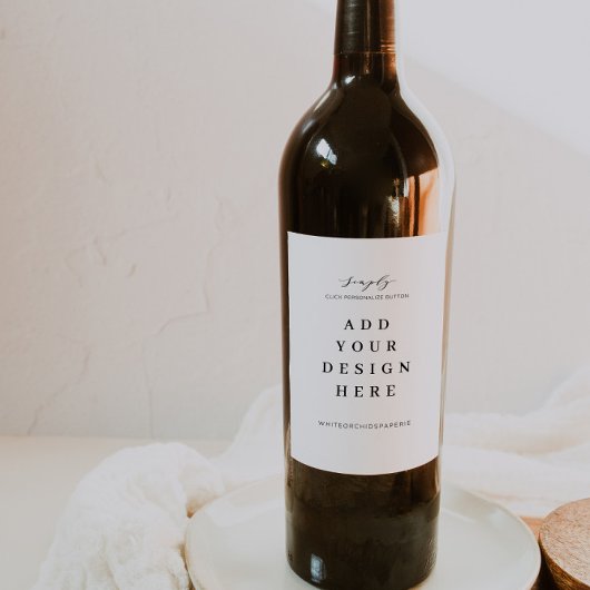 Impression Étiquette de vin et de vin mousseux de 