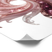 Impression étoile brillante argentée propre (Coin)