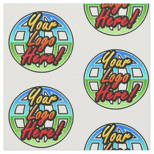 Impression faite sur commande de tissu de logo, (Fermer)