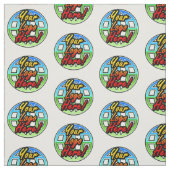 Impression faite sur commande de tissu de logo, (Échantillon)