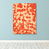 Impression feuille japonaise, Mandarin orange (Insitu (Plancher de Bois))